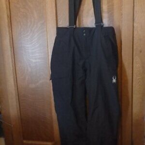 New Mens L Spyder Ski Bibs Pants